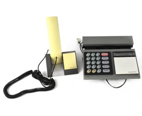A Bang &amp; Olufsen Beocom 2000 telephone with instruction manual and one other Beocom telephone (2).