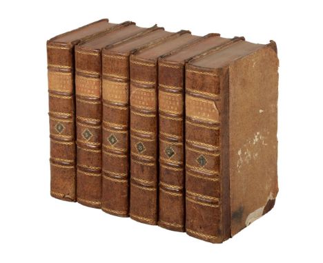  Passeroni Giancarlo. Il Cicerone, poema. In Milano: nella Stamperia di Antonio Agnelli, 1755-1774. Sei volumi in-8° (mm 188x