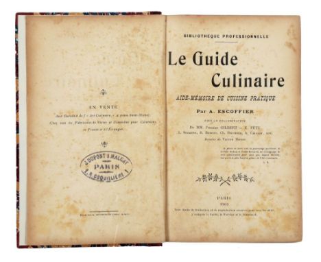  Escoffier Auguste. Le Guide Culinaire. Aide-memoire de cuisine pratique, par M. Escoffier avec la collaboration de PH, Gilbe