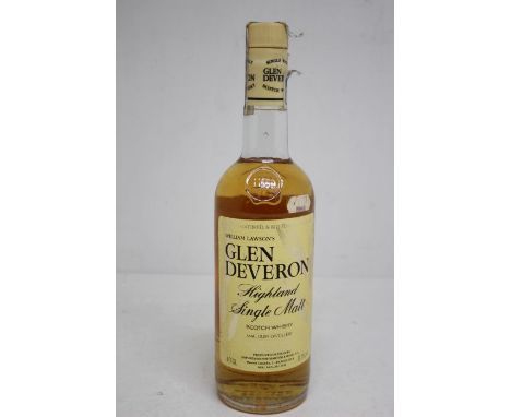 A Bottle Of William Lawson's Glen Deveron Single Malt Scotch Bottle Is In Good Overall Condition, Seal Is Intact Measures Int