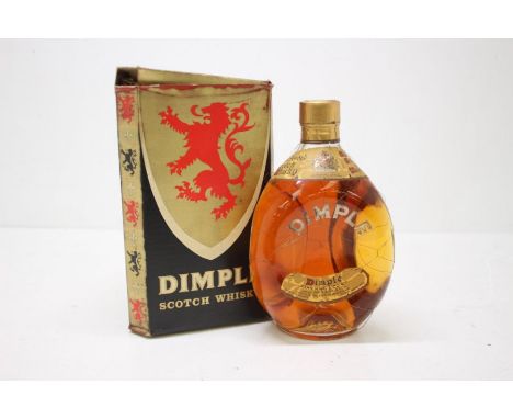 A Bottle Of Haig Dimple Scotch Whisky, 1950's Bottle With Original Box Bottle Is Still Sealed And Measures Into Base Of Neck 