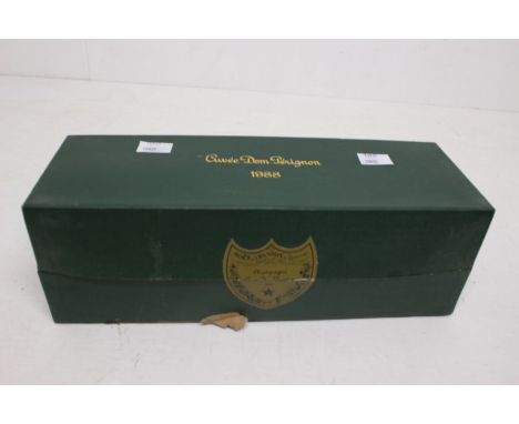 A Bottle Of Cuvee Dom Perignon 1988 In Box Box Has Signs Of Damage And Signs Of Wear But Is Still Sealed 