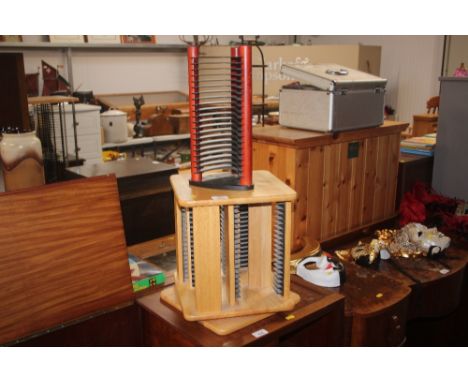 A CD storage unit and one other 
