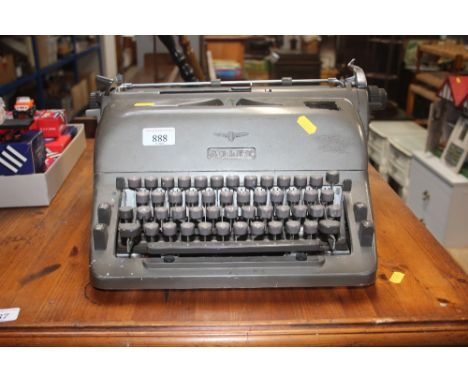 An Adler typewriter