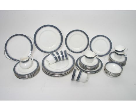 A Royal Doulton Sherbrooke tea dinner service, 8 place setting 