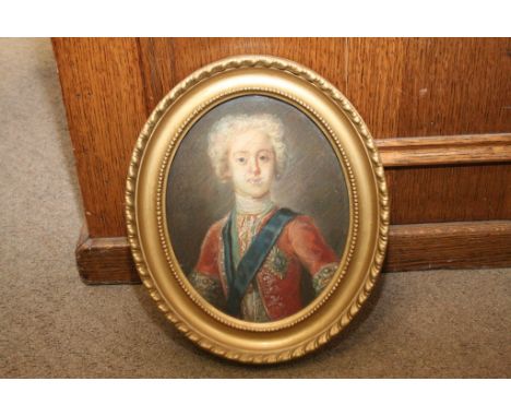 A similar framed pastel portrait of a late 18th Century young man (2) 