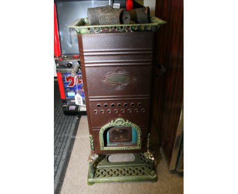 A French enamel stove