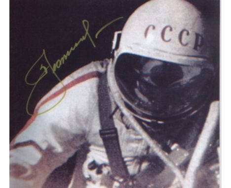 Alexei Leonov. An 8x8 picture of Cosmonaut Alexei Leonov, the first human to undertake a space walk. Excellent. Good conditio