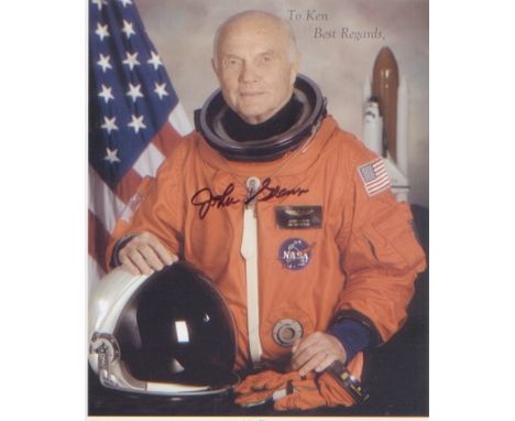 Mercury - John Glenn. A dedicated 10x8 portrait of legendary Astronaut Senator John Glenn. First American to orbit Earth and 
