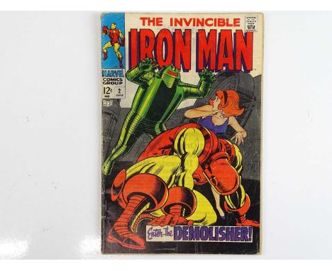 IRON MAN #2 (1968 - MARVEL) - First appearance of Janice Cord + "Death" of Drexel Cord - Johnny Craig cover &amp; interior ar