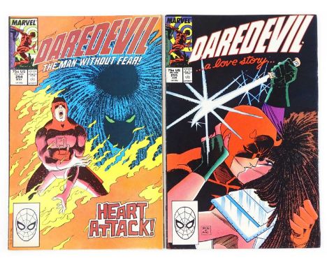 DAREDEVIL #254 &amp; 255 - (2 in Lot) - (1988 - MARVEL) Origin and First &amp; Second appearances of Typhoid Mary - Cover and