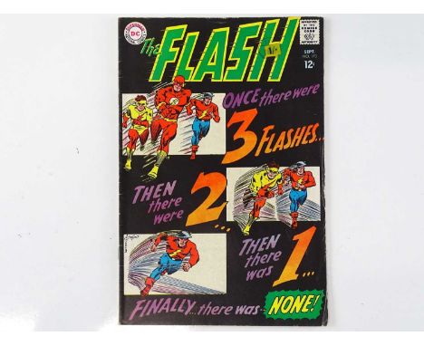 FLASH #173 - (1967 - DC - UK Cover Price) - Classic Flash cover + Golden Age Flash and Kid Flash appearances - Carmine Infant