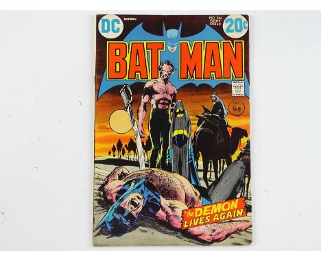 BATMAN #244 - (1945 - DC - UK Cover Price) - Ra's al Ghul and Talia appearances + Origin of Ra's al Ghul + Robin backup story