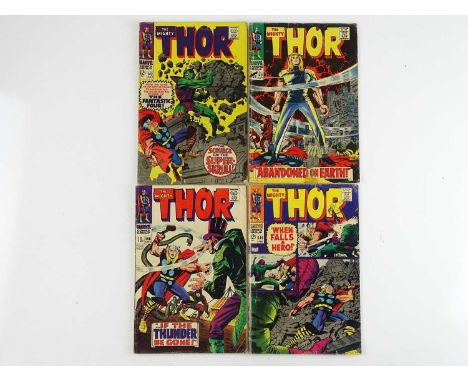 THOR #142, 145, 146, 149 - (4 in Lot) - (1967/68 - MARVEL - US Price, UK Price Variant &amp; UK Cover Price) - Includes First
