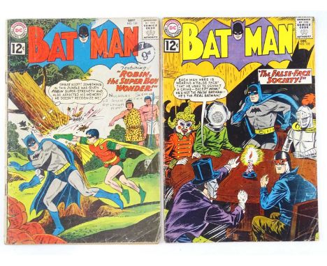 BATMAN #150 &amp; 152 - (2 in Lot) - (1961 - DC - US Price &amp; UK Cover Price) - Includes Joker, Batwoman appearance - Jim 