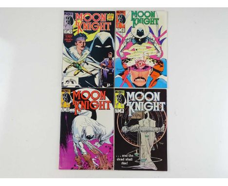MOON KNIGHT #35, 36, 37, 38 - (4 in Lot) - (1984 - MARVEL) Issue #38 was the last of this initial run + With a forthcoming Ma