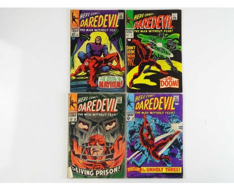 DAREDEVIL #36, 37, 38, 39 - (4 in Lot) - (1968 - MARVEL - US Price &amp; UK Cover Price) - Includes First appearance of Exter