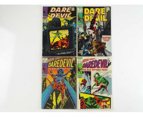 DAREDEVIL #46, 47, 48, 49 - (4 in Lot) - (1968/69 - MARVEL - UK Cover Price) - Includes First appearance of Willie Lincoln + 