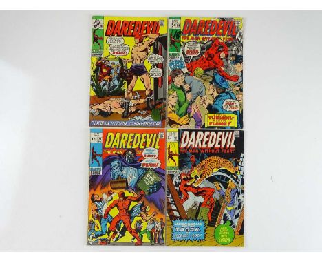 DAREDEVIL #68, 70, 71, 72 - (4 in Lot) - (1970/71 - MARVEL - UK Cover Price &amp; UK Price Variant) - Includes First appearan