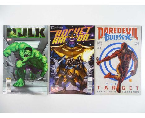 HULK, DAREDEVIL, ROCKET RACCOON (3 in Lot) - (MARVEL) - All First Printings - Includes HULK: MOVIE ADAPTATION (2003) + DAREDE