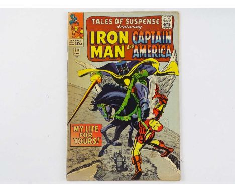 TALES OF SUSPENSE #73  - (1966 - MARVEL - UK Price Variant) - Black Knight and Sleeper appearances - Gene Colan, George Tuska