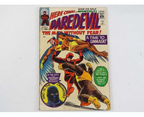 DAREDEVIL #11 - (1965 - MARVEL - UK Price Variant) - Daredevil battles the Ani-Men + Abner Jonas is unmasked as the Organizer