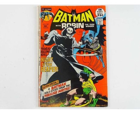 BATMAN #237 - (1971 - DC - UK Cover Price) - First appearance of the Reaper + First Rutland Vermont/Bald Mountain Halloween c