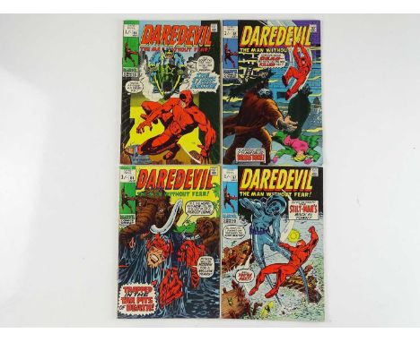DAREDEVIL #64, 65, 66, 67 - (4 in Lot) - (1970 - MARVEL - UK Price Variant) - Includes First apearance of Brimstone + Stunt M