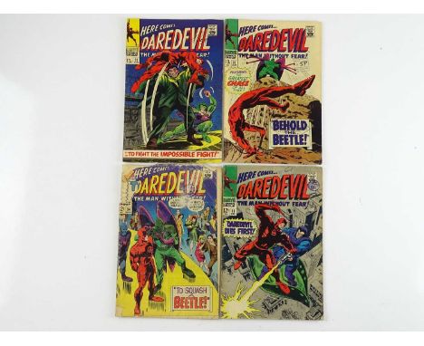 DAREDEVIL #32, 33, 34, 35 - (4 in Lot) - (1967 - MARVEL - UK Cover Price &amp; UK Price Variant) - Includes Invisible Girl, T