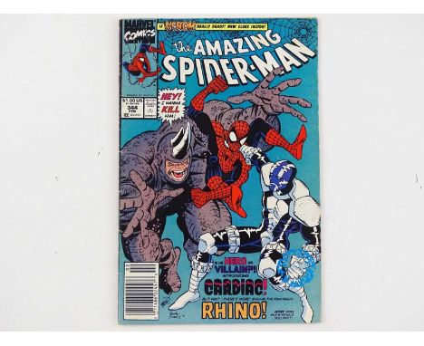 AMAZING SPIDER-MAN #344 - (1991 - MARVEL) - First full appearance of Cletus Kasady, who will be making his cinematic appearan