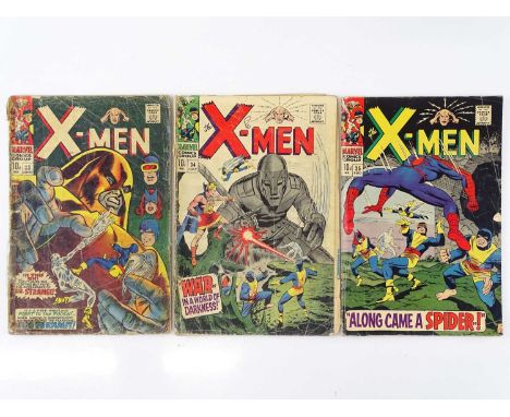 UNCANNY X-MEN #33, 34, 35 - (3 in Lot) - (1967 - MARVEL - UK Price Variant) Includes First appearance of the Changeling + Spi