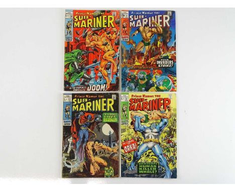 SUB-MARINER #20, 21, 22, 23 - (4 in Lot) - (1969/70 - MARVEL - UK Cover Price &amp; UK Price Variant) - Includes Origin and F