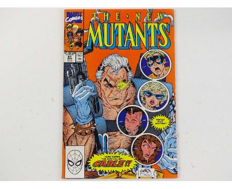 NEW MUTANTS #87 - (1990 FIRST PRINT - MARVEL) - First full appearance of Cable + First appearances of Stryfe and the Mutant L