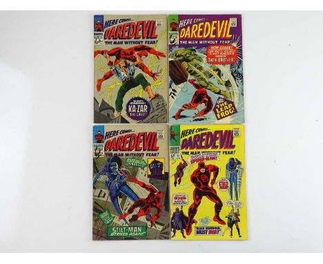 DAREDEVIL #24, 25, 26, 27 - (4 in Lot) - (1967 - MARVEL - UK Price Variant) - Includes  First appearance of Mike Murdock (Mat