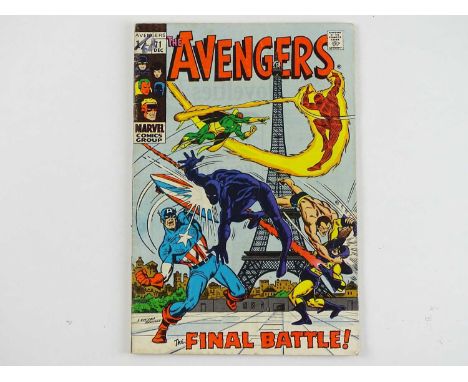 AVENGERS #71 - (1969 - MARVEL - UK Price Variant) - First Appearance of the Invaders (WW2 - Captain America, Human Torch, Sub