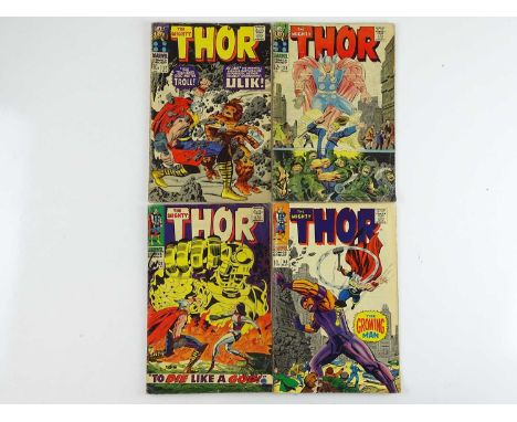 THOR #137, 138, 139, 140 - (4 in Lot) - (1967 - MARVEL - US Price &amp; UK Price Variant) - Includes First appearance of Ulik