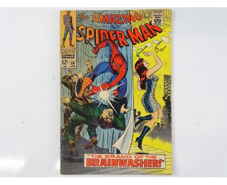 AMAZING SPIDER-MAN #59 - (1968 - MARVEL) - First cover appearance of Mary Jane Watson + Spider-Man battles the Brainwasher (w