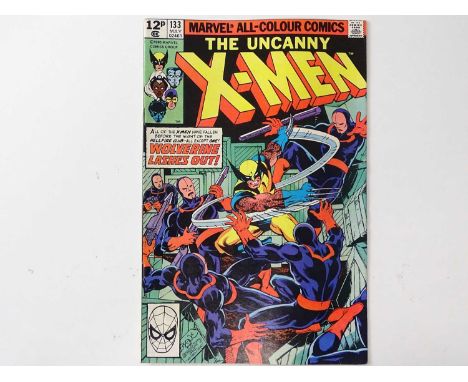 UNCANNY X-MEN #133 - (1980 - MARVEL - UK Price Variant) - First solo Wolverine cover + Hellfire Club appearance - John Byrne 
