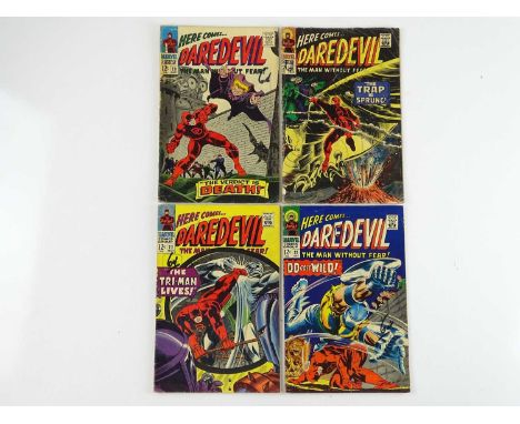 DAREDEVIL #20, 21, 22, 23 - (4 in Lot) - (1966 - MARVEL - US Cover Price &amp; UK Price Variant) - Includes Second appearance