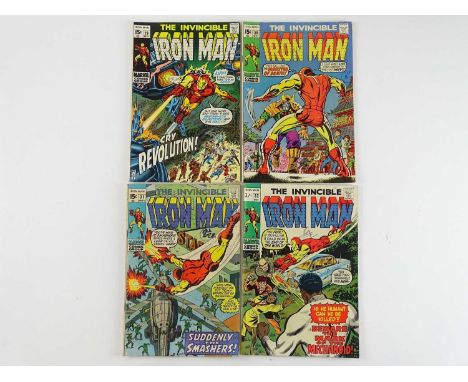 IRON MAN #29, 30, 31, 32 - (4 in Lot) - (1970 - MARVEL - UK Cover Price &amp; UK Price Variant) - Includes Master of Death, S