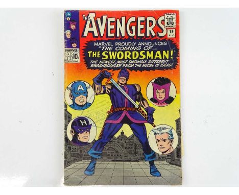 AVENGERS #19  - (1965 - MARVEL - UK Price Variant) - First appearance of the Swordsman (scheduled to play a major part in the