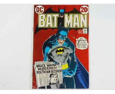 BATMAN #245 - (1972 - DC - UK Cover Price) - Solo Robin backup feature - Neal Adams cover and interior art - Flat/Unfolded - 