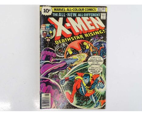 UNCANNY X-MEN #99 - (1976 - MARVEL - UK Price Variant) - First appearance of Black Tom Cassidy + Sentinels appearance - Dave 