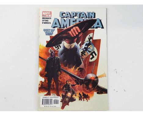 CAPTAIN AMERICA #6 - (2005 - MARVEL) - KEY BOOK - First full appearance of Bucky Barnes as the Winter Soldier, who first appe