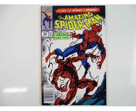AMAZING SPIDER-MAN #361 - (1992 - MARVEL) - First full appearance of Carnage (Cletus Kasady), who will be making his cinemati