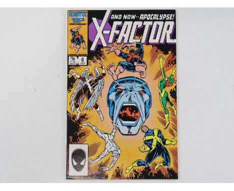 X-FACTOR #6 - (1986 - MARVEL) - First full appearance of the mutant super-villain Apocalypse - Ron Frenz cover with Jackson "