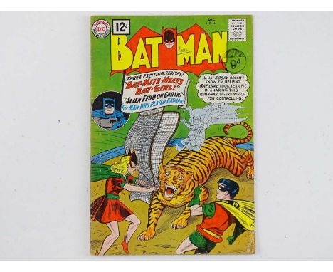 BATMAN #144 - (1961 - DC - UK Cover Price) - Joker, Batwoman, Bat-Girl, Bat-Mite appearances - Sheldon Moldoff cover with Mol