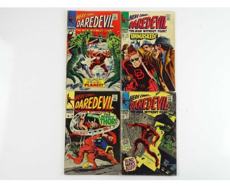DAREDEVIL #28, 29, 30, 31 - (4 in Lot) - (1967 - MARVEL - UK Price Variant) - Includes Thor, Cobra, Mister Hyde appearances -
