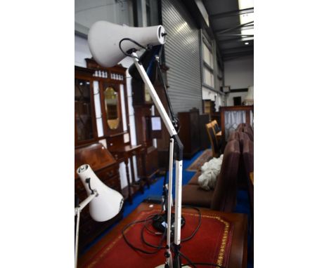 A vintage angle poise lamp
