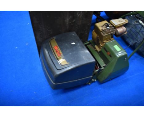 A vintage Webb petrol mower